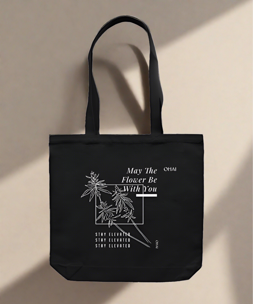 Tote Bag - May the Flower Be With You